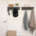 Coat Rack Wall Mounted Shelf with Hooks